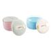 2Pcs Baby After-Bath Body Powder Case Fluffy Talcum Powder Puff Container Box