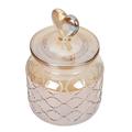 Storage Jar Glass with Lid Candy Snack Makeup Cotton Organizer Sealed Canister Wedding Holder Container Tank