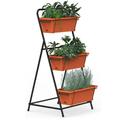 Vertical Raised Garden Bed Freestanding Elevated Planter Bed Planter Box-3 Tier