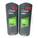 Dove Men Care Extra Fresh Body and Face Wash XL with Micro Moisture 13.5 oz 400ml (2 Pack)