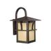 11 inch One Light Outdoor Wall Lantern-Statuary Bronze Finish-Led Lamping Type Bailey Street Home 73-Bel-2756504
