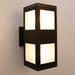 Lucky Monet Waterproof Outdoor Wall Lantern Square Up Down LED Porch Wall Sconce - 4.7 x4.7 x11.8 (LxWxH)