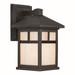 Forte Lighting - Cardiff - 1 Light Outdoor Wall Lantern-10.5 Inches Tall and 6