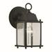 Forte Lighting - Preston - 1 Light Outdoor Wall Lantern-8.75 Inches Tall and 4.5