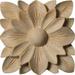 Ekena Millwork Springtime Rosette - Cherry - 4.25in. x 4.25in. x .62in.