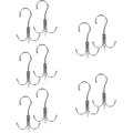 10 Pcs Stainless Steel Hook Coat Hangers Space Saving Hanger Hooks for Hats Belt Purse Bag Holder Handbag Hanger Hook