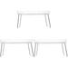 3 Pieces Storage Shelf Storage Shelves Bathroom Storage Rack Partition Shelf Shelf for Desktop Partition Rack Folding Desktop Shelf Shelf Seasoning Metal Plastic