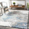 Mark&Day Area Rugs 9x12 Raar Modern Blue Area Rug (8 10 x 12 )