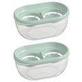 Egg White Separator 2 Pcs Plastic Divider Strainer Eggs Kitchen Cooking Accessories