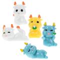 Micro Landscape Cute Cartoon Little Dragon Resin Ornament Year of The Decoration Statue Christmas Gifts Crafts 5 Pcs