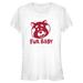 Women's Mad Engine White Turning Red Fur Baby Graphic T-Shirt