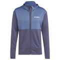 adidas Terrex - Terrex Xperior Light Fleece Hooded Jacket - Fleece jacket size XXL, blue