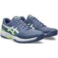 Hallenschuh ASICS "GEL-COURT HUNTER 3" Gr. 44, blau (denim blue, lime burst) Schuhe Stoffschuhe