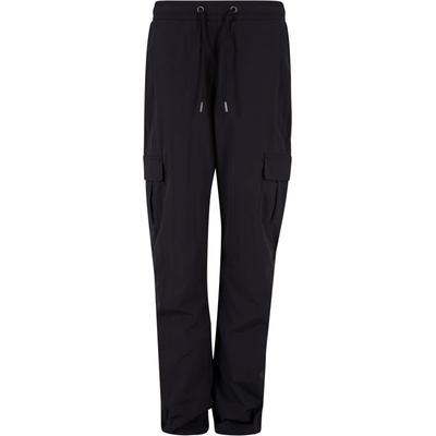 Cargohose URBAN CLASSICS "Urban Classics Damen Ladies Nylon Cargo Pants", Damen, Gr. XL, US-Größen, schwarz, 100% Polyamid, unifarben, relaxed fit, Hosen Image
