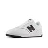 Sneaker NEW BALANCE "BB80", Gr. 41,5, schwarz-weiß (weiß, schwarz), Leder, sportlich, Schuhe, von dem New Balance 550 inspiriert