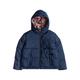 Daunenjacke ROXY "Start Me Up" Gr. 14(155-164cm), blau (mood indigo) Kinder Jacken Winterjacken