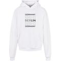 Kapuzensweatshirt MERCHCODE "Merchcode Herren Berlin Ultra Heavy Hoody" Gr. XL, weiß (white) Herren Sweatshirts