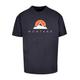 T-Shirt MERCHCODE "Merchcode Herren Montana X Heavy Oversize Tee-BY102" Gr. XL, blau (navy) Herren Shirts T-Shirts
