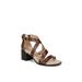 Women's Heritage Sandal by LifeStride in Brown Faux Leather (Size 6 1/2 M)