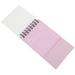 2024 Mini Simple English Desk Calendar Desktop Ornament Paper The Office Thick 18 Months Dining Table Pink