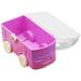 Plastic Storage Box Multi-functional Storage Bin Car Shaped Toy Storage Organizer Building Blocks Box