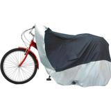 Lightweight Adult Tricycle Cover Fits Schwinn Westport Aboron Vevor And Meridian - 3-Wheel Bike From Rain Dust Debris And Sun Black/Silver Fabric 94 L X 37 W X 49 H