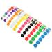 Colorful Dot Stickers Round Classification Sealing Decorative 5000 Adhesive Small 10 Rolls Copperplate Labels School+supplies Dots