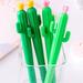 Office School Supplies ZKCCNUK 4PC Cactus Shaped Pens 0.5mm Black Gel Ink Comfortable Writing For School Supplies Office Home 12ml