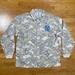 Disney Shirts | Disney Parks Spirit Jersey Tropical Adult Medium Button Down Disney World | Color: Blue/Gray | Size: M