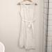 J. Crew Dresses | J. Crew White Eyelet Button Front Tie Waist Belted Midi Dress | Color: White | Size: 4 Tall