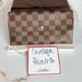 Louis Vuitton Bags | Authentic Louis Vuitton Sarah Wallet Damier Ebene | Color: Brown/Gold | Size: Os