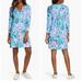Lilly Pulitzer Dresses | Lilly Pulitzer Aubrey Dress In Bermudaful Multi Print Xs | Color: Blue/Pink | Size: Xs