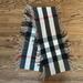 Burberry Accessories | Burberry Tan Back Red Mega Check Fringe Cashmere Scarf | Color: Black/Tan | Size: Os