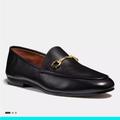 Coach Shoes | Coach Haley Leather Loafer | Color: Black/Gold | Size: 6