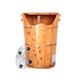 Wood Foot Tub Foot Spa Bath Massager Wooden Foot Tub, Foot Massager Spa, Wooden Foot Tub, Pedicure Footbath, Pedicure Bucket Foot Bath Spa Bowl for Feet Stress Relief (Brown 50 * 41CM)