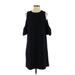 Trafaluc by Zara Casual Dress - Midi: Black Solid Dresses - Women's Size Small