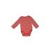 Baby Gap Long Sleeve Onesie: Red Stripes Bottoms - Size 12-18 Month