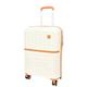 A1 FASHION GOODS Solid 8 Wheel Luggage Lightweight PP Expandable Suitcases Travel Bags Milky Cruise (Milky, Small Cabin 55CM)