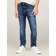 Slim-fit-Jeans TOMMY HILFIGER "SCANTON Y AUTHENTIC STRETCH" Gr. 6 (116), N-Gr, blau (authenticstretch) Jungen Jeans Kinder bis 16 Jahre