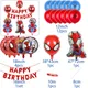 Ballons en Film d'Aluminium Décorés de Dessin Animé Disney Spider Man pour ixd'Anniversaire de