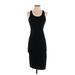 Wild Fable Casual Dress - Midi Scoop Neck Sleeveless: Black Print Dresses - Women's Size Small