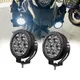 Projecteurs de moto étanches super lumineux haute puissance 7 perles LED ADV rallye véhicule