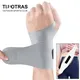 Protège-poignet de compression mince réglable pour hommes et femmes orthèse de poignet d'entorse