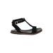 Kork-Ease Sandals: Black Print Shoes - Women's Size 8 - Open Toe