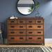 Loon Peak® Jacklin Dresser & Mirror Wood in Brown | Wayfair EAF750FFB0754375B235E3C039277B08