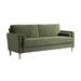 Mercury Row® Garren 75.6" Square Arm Tufted Sofa Polyester in Green | Wayfair 7CD799E902DC47269338B3CA8E1FDA51