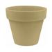 Vondom Maceta Resin Pot Planter Resin/Plastic in Brown | 15.25" H x 17.75" W x 17.75" D | Wayfair 40145-BEIGE