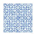 Bungalow Rose Artisan Tile XXX by Nancy Green - Wrapped Canvas Print Paper in Blue | 12" H x 12" W | Wayfair B2F568F02A254425A0A1FAFD44198491