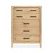 Birch Lane™ Bigsby 5 - Drawer Dresser Wood in Brown | 52.75 H x 38 W x 18 D in | Wayfair 9787C14C8DC341B4ADC207F2B03CCBF8