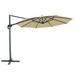 Arlmont & Co. Roma 139 Umbrella in Brown | 92 H x 139 W x 139 D in | Wayfair CDE4C37757BB40BF9502645C5CE4245C